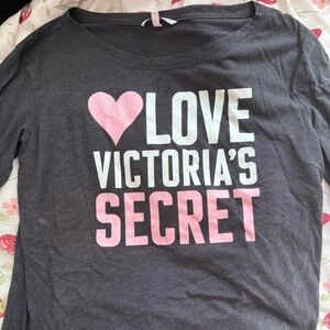 Victoria's Secret Charcoal Tee